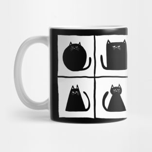 Cats in the box - B&W Mug